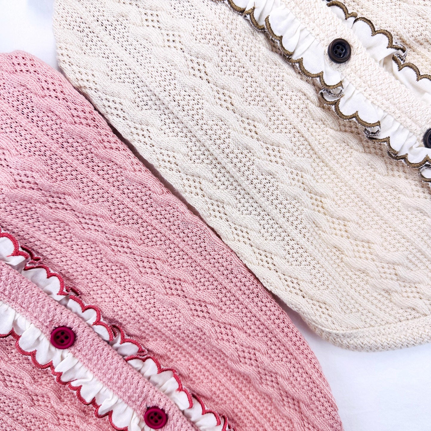 Ruffle Knit Cardigan, S-XL, Pet Clothing, Dog-Vest, Dog Jacket, Dog Fashion, Dog Apparel - NKpup