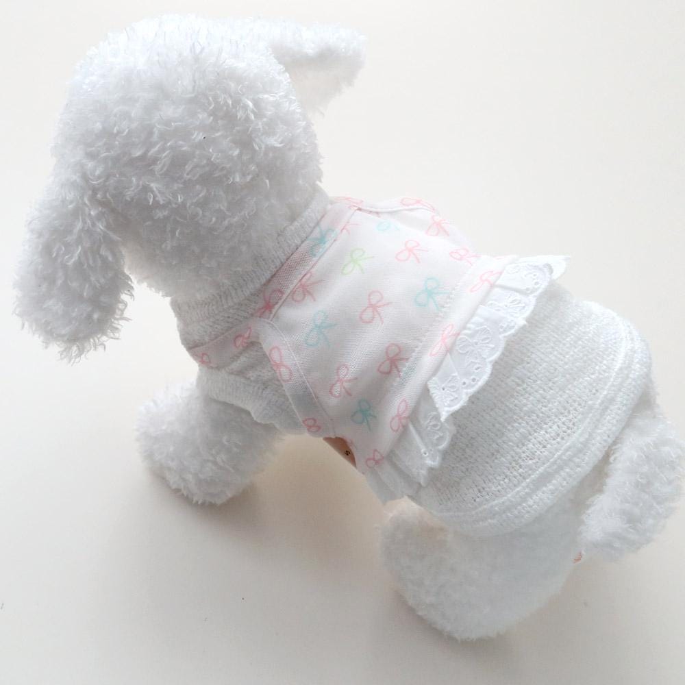 Ribbon Lace Layered Top, S-XL, Small Dog Clothes, Dog Summer Top, Dog Cute Top, Gift for Furry Friends, NKPUP - NKpup