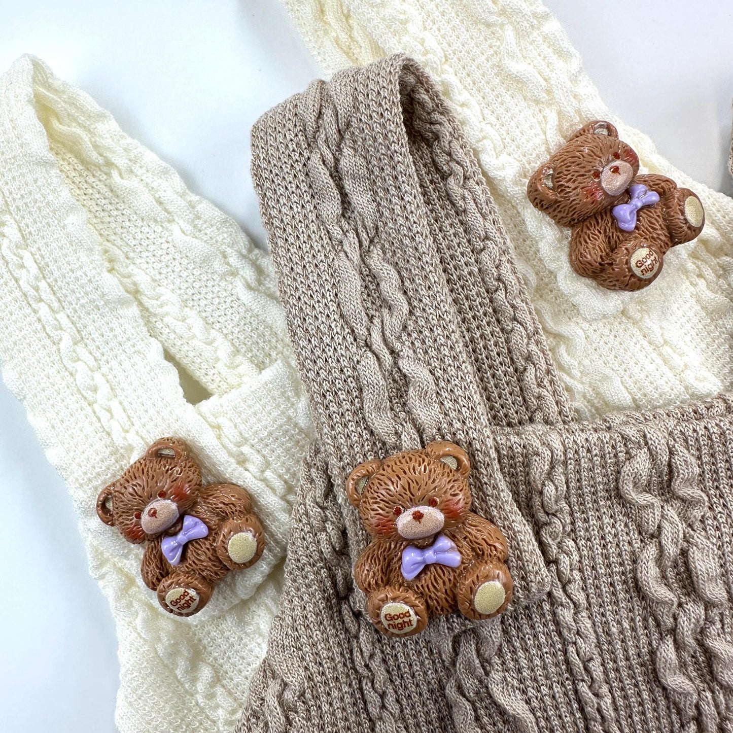 Teddy Knit Overall, XS-2XL, Pet Pants, Dog Jumpsuit, Dog Winter Outfit, Dog Fashion - NKpup