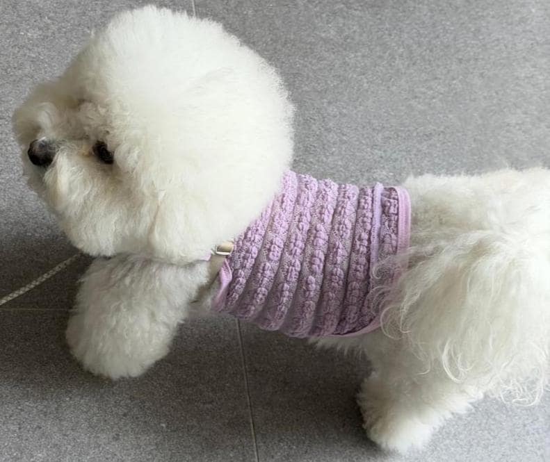 Floral Lace Tank, S-2XL, Pet Clothing, Dog-Tee, Dog check-shirt, Dog Top, Dog Clothing, Dog Fashion, Dog Long sleeves - NKpup