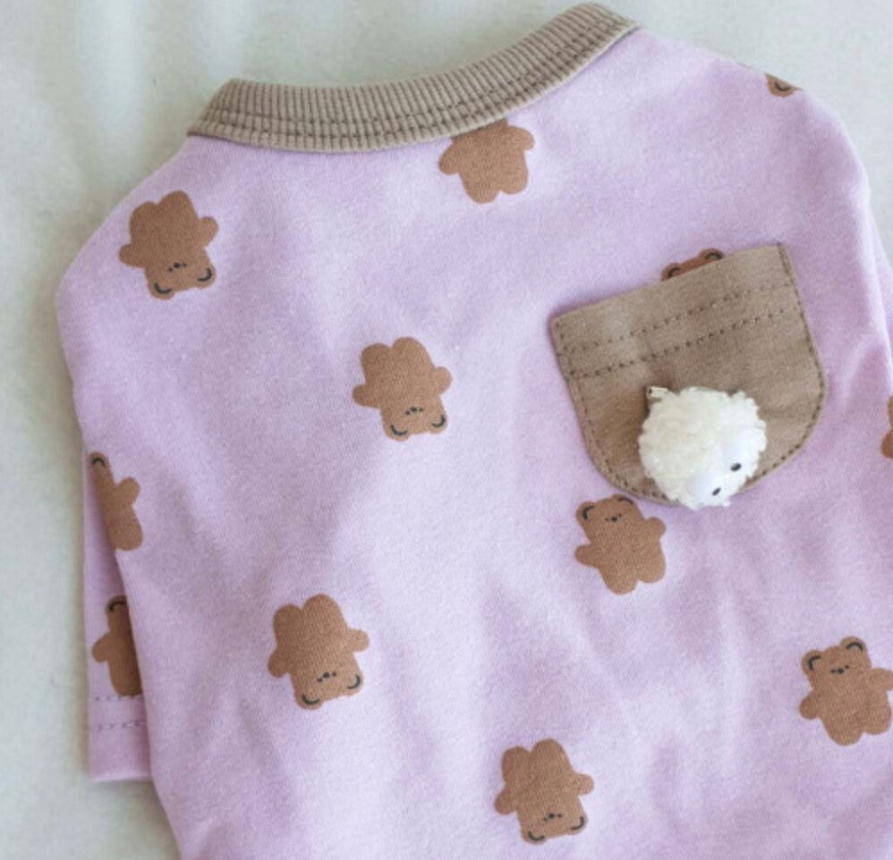 Teddy Bear Pocket T-Shirt