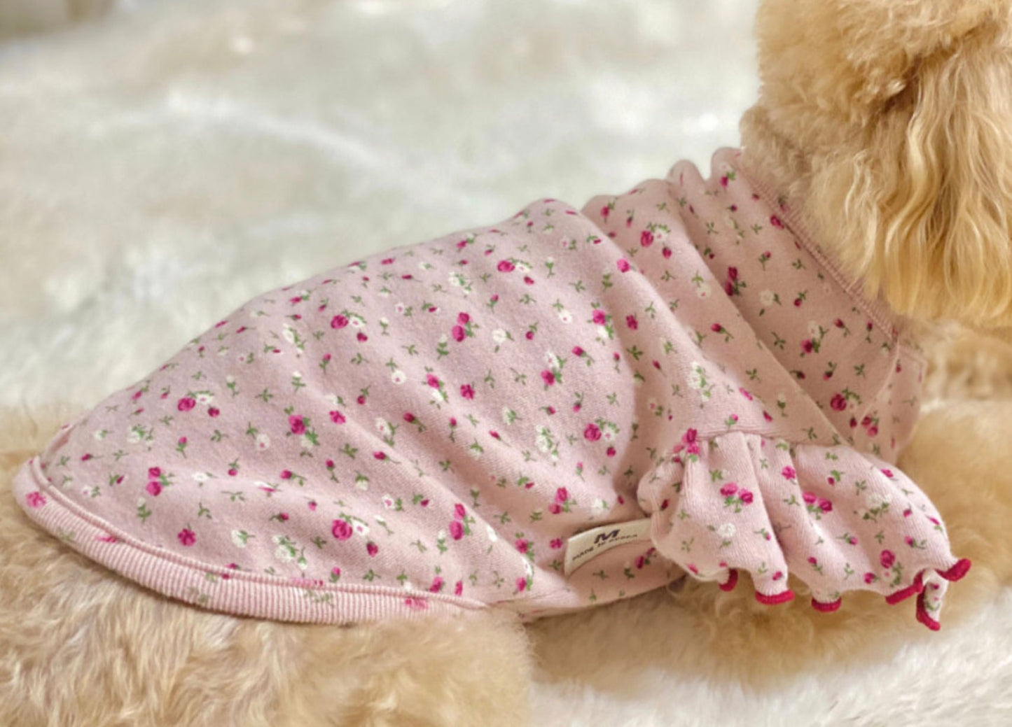 Frilled Floral Shirt