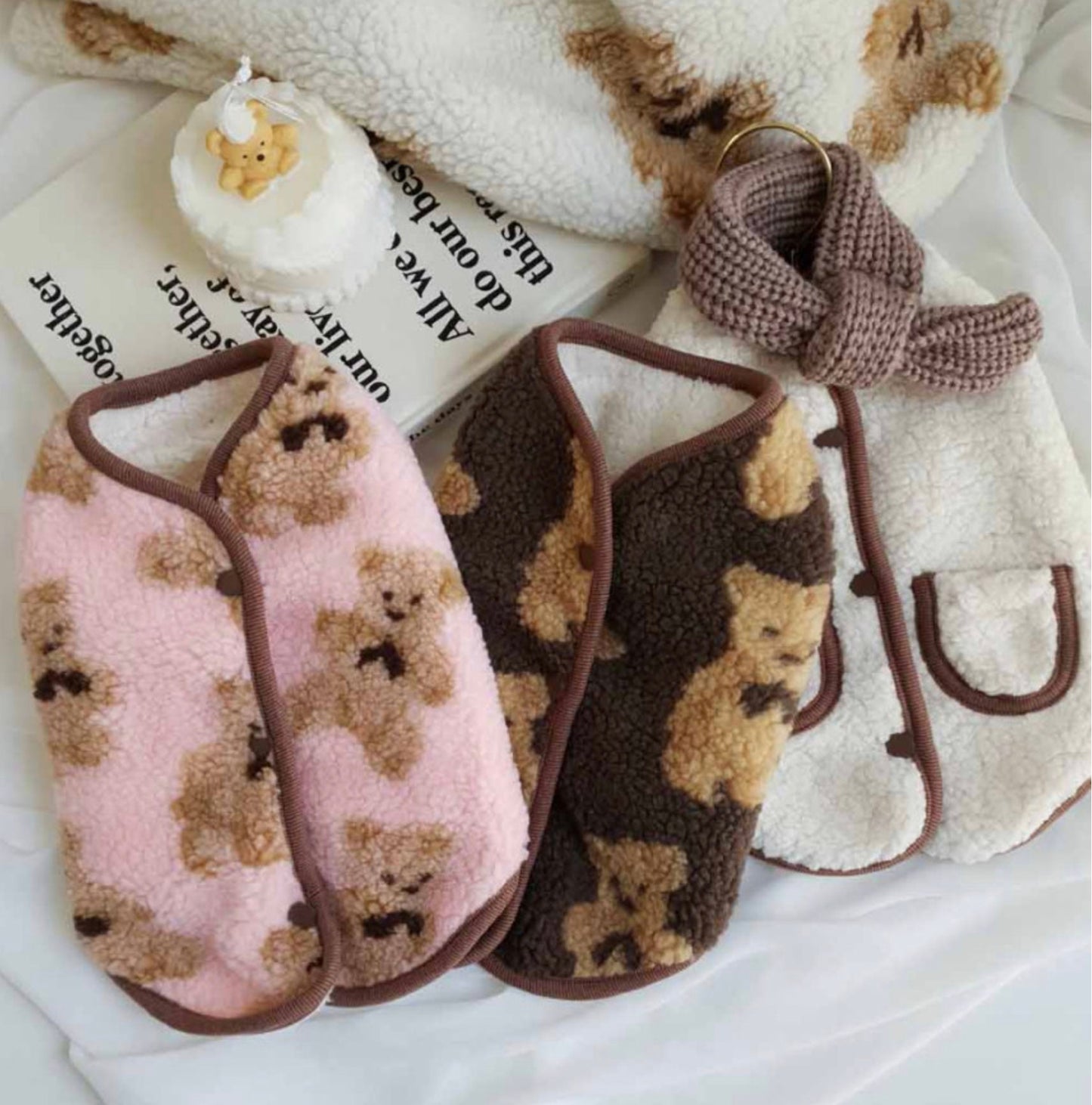 Reversible Bear Fleece Vest