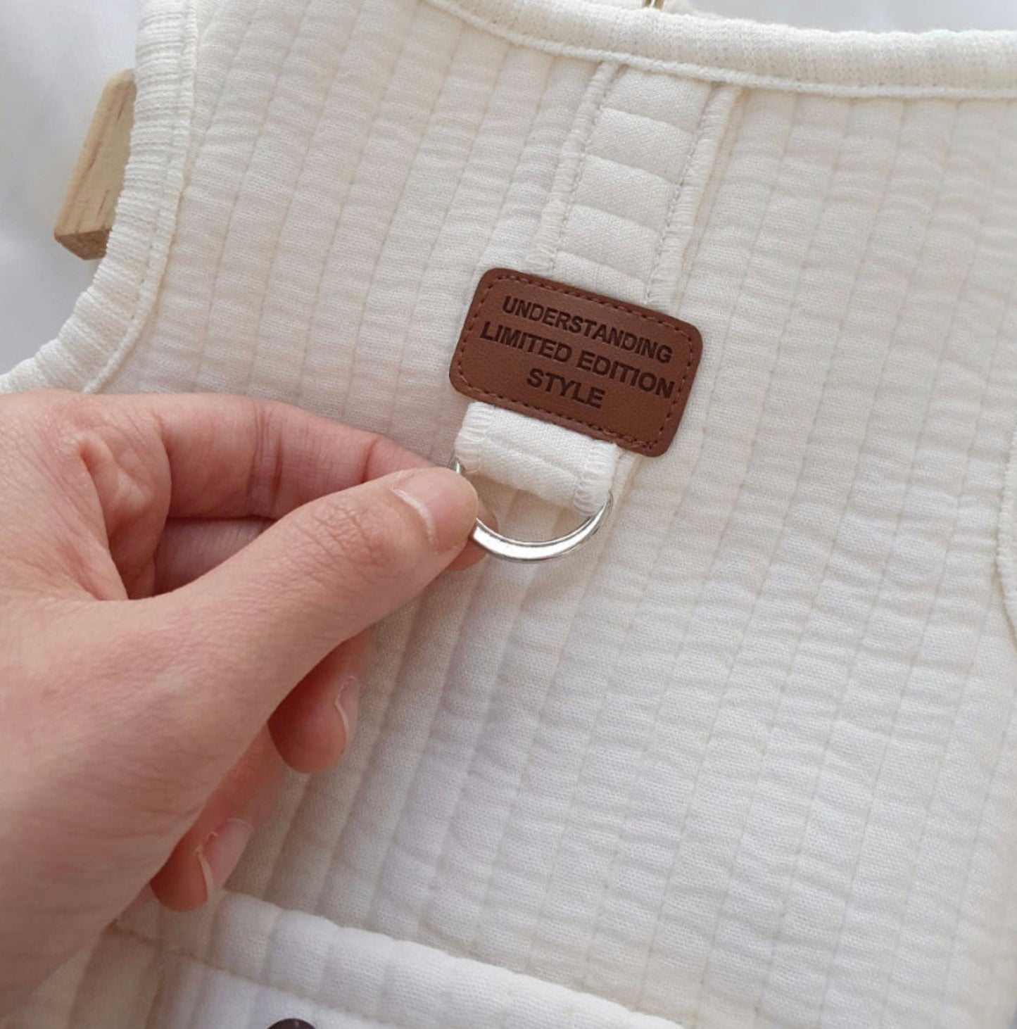 Cotton Quilted Vest W/D-ring