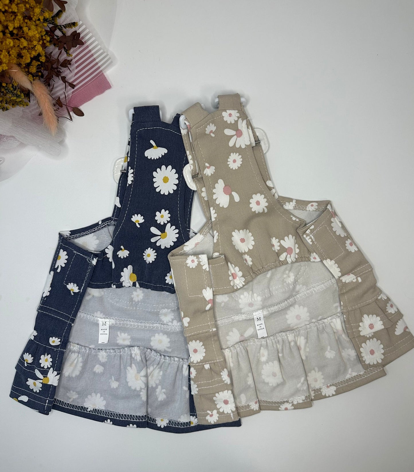 Floral Denim Skirt