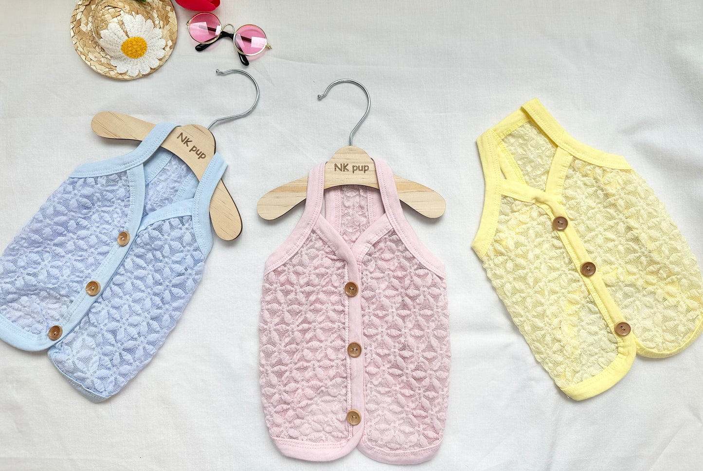 Pastel Chiffon Vest
