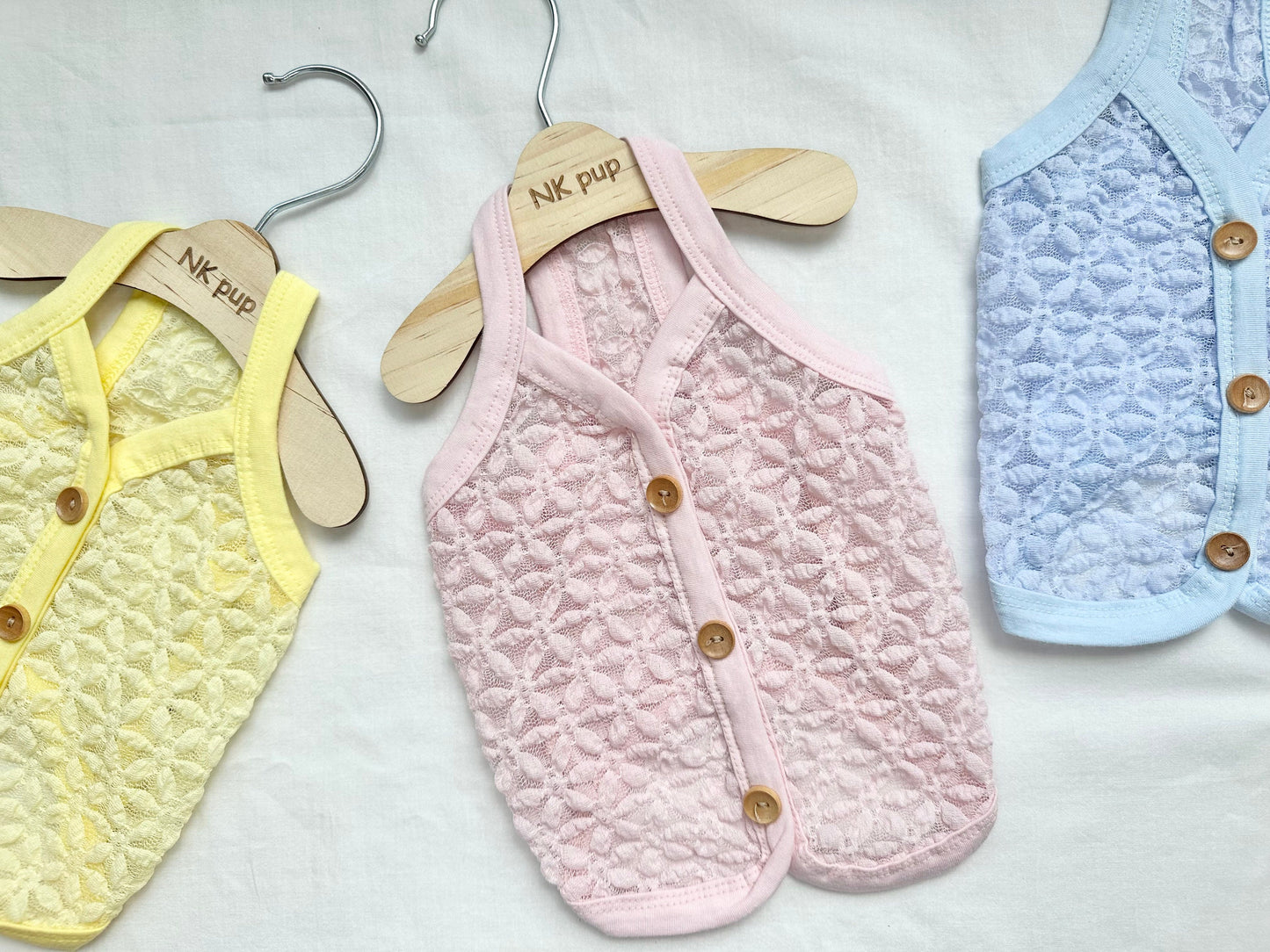 Pastel Chiffon Vest