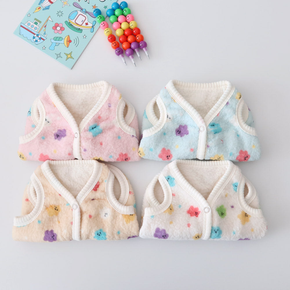 Jelly Bear Boa Fleece Dog Vest