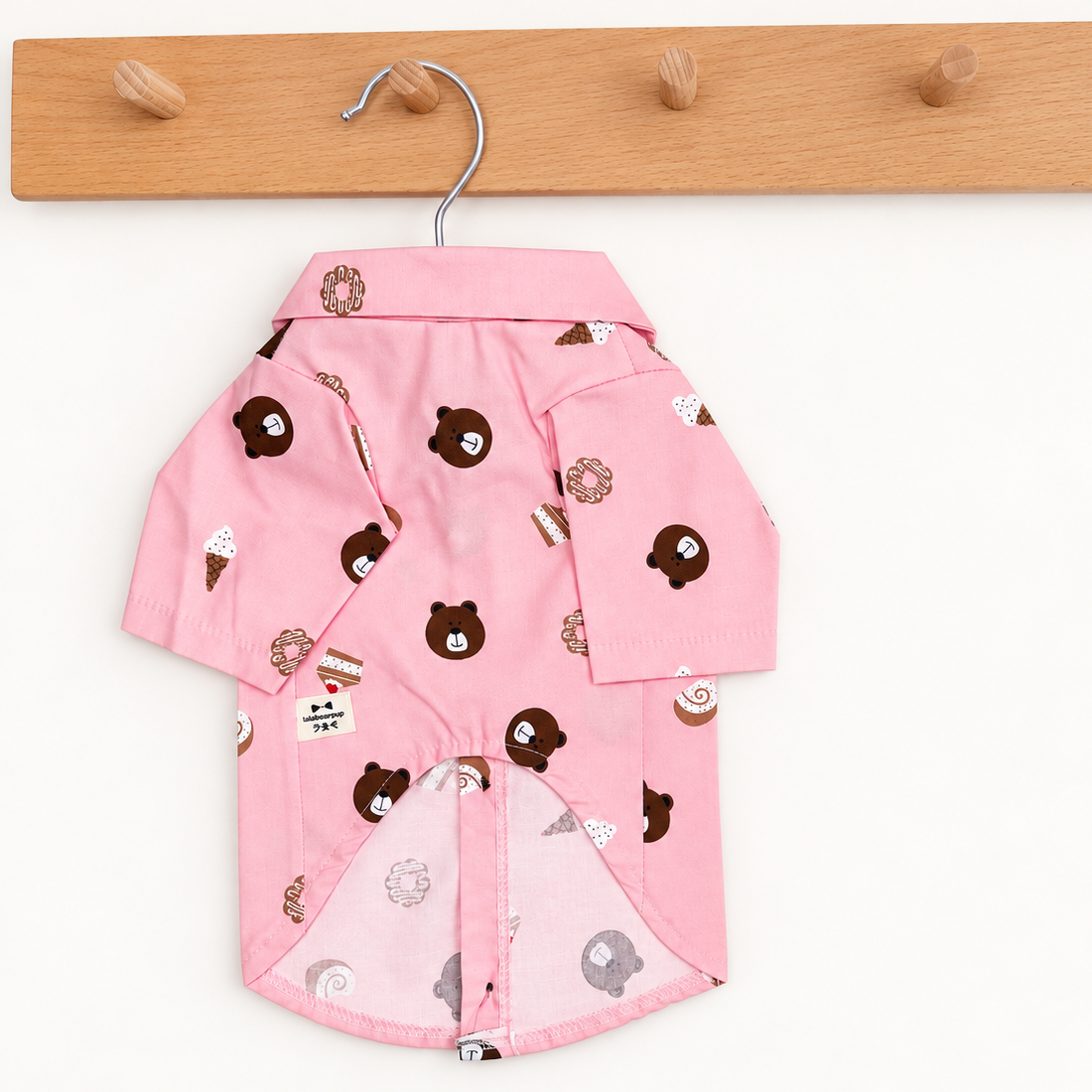 XS–3XL, Sweet Treats Bear Dog Pajamas Shirt