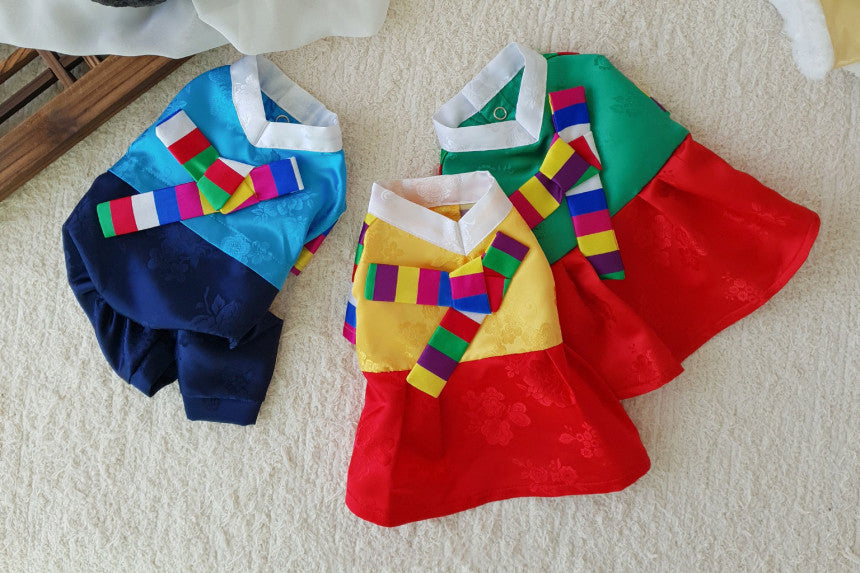 Korean Saekdong Pet Hanbok