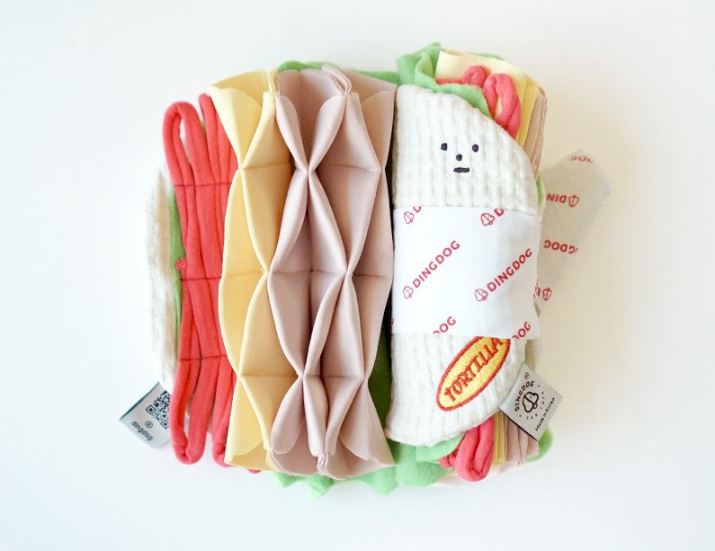Tortilla Wrap Snuffle Dog Toy