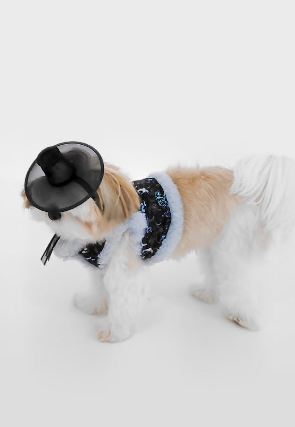 Traditional Crane Pet Vest Hanbok