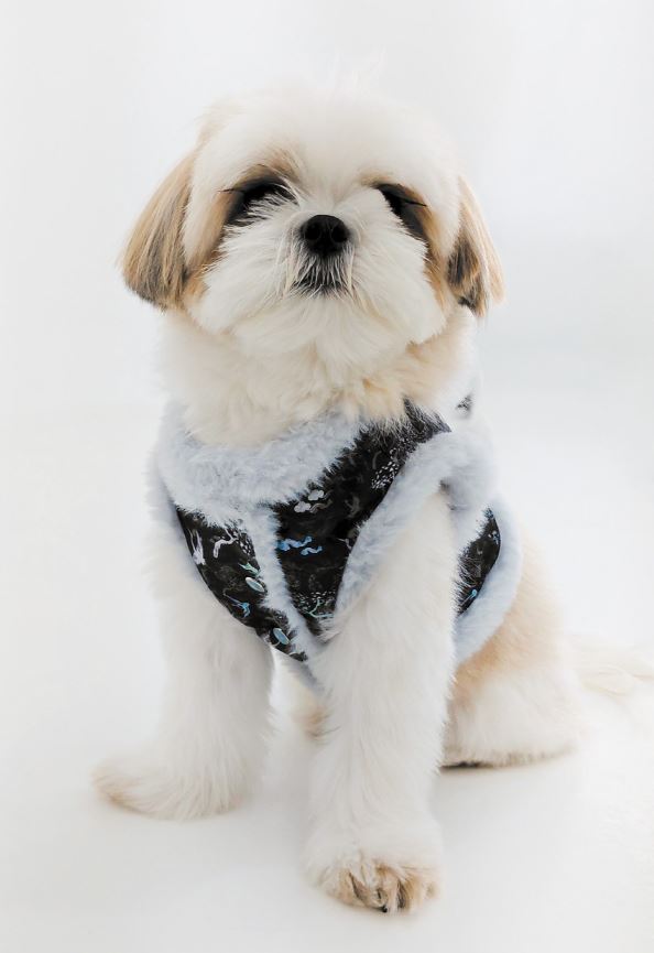 Traditional Crane Pet Vest Hanbok