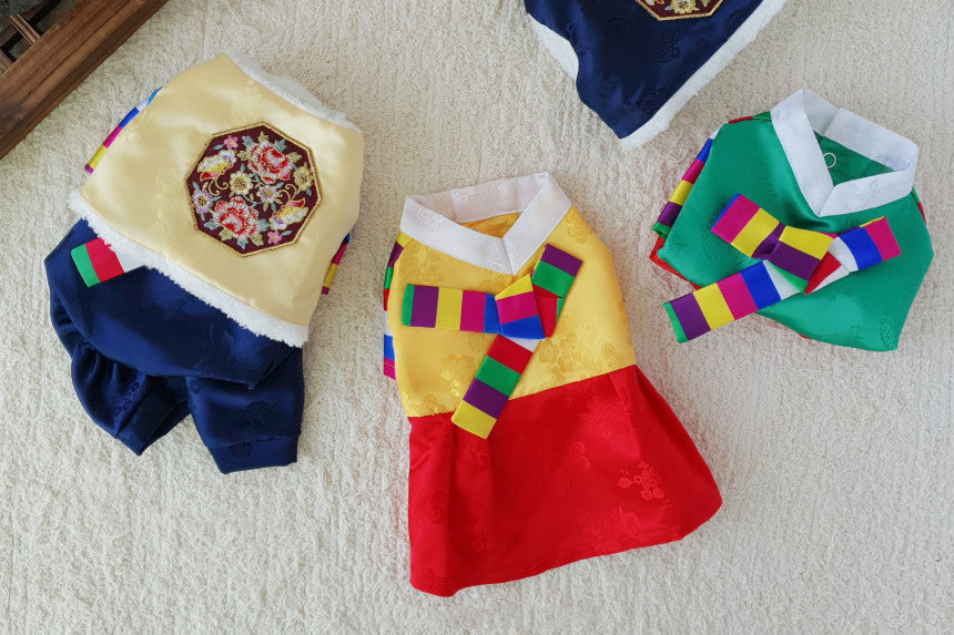 Korean Saekdong Pet Hanbok