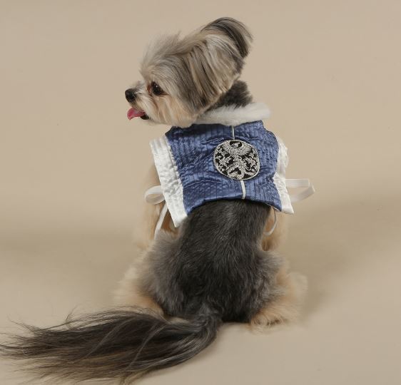 Royal Quilted Baeja Vest Pet Hanbok
