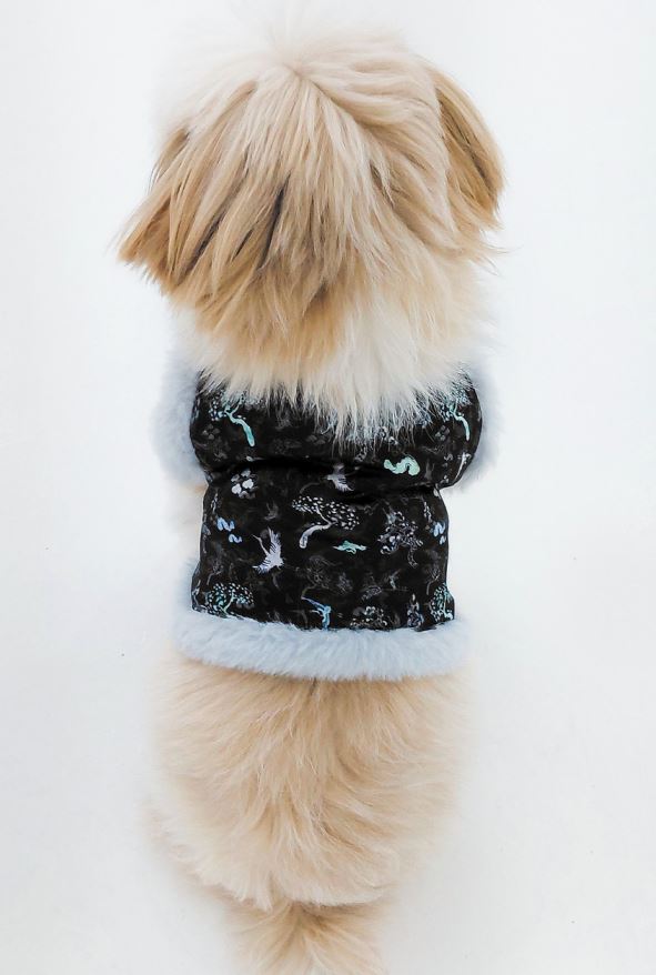 Traditional Crane Pet Vest Hanbok