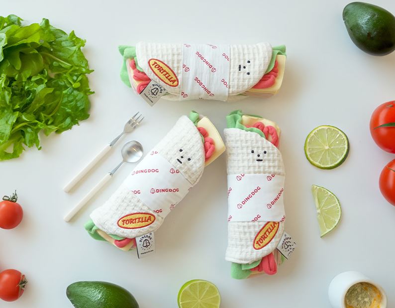 Tortilla Wrap Snuffle Dog Toy