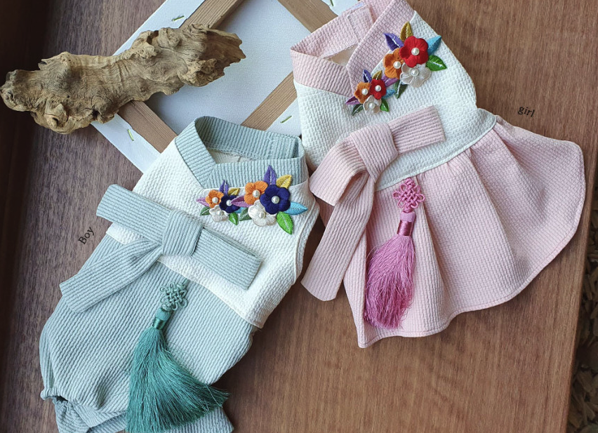 Tassel Waffle Hanbok