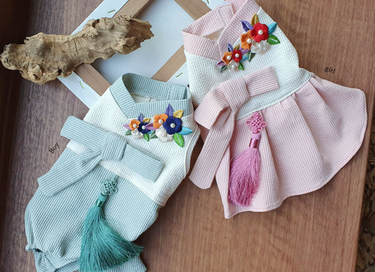 Tassel Waffle Hanbok