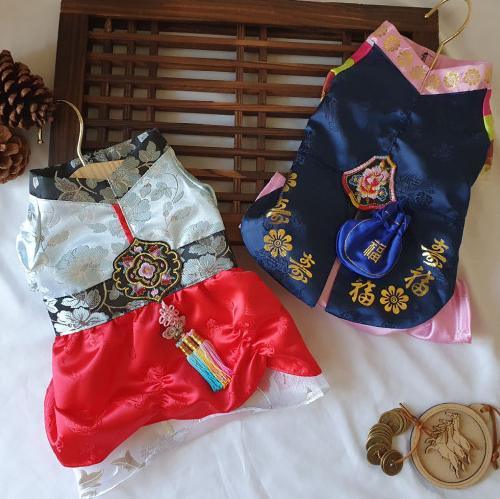 Traditional Embroidery pet Hanbok