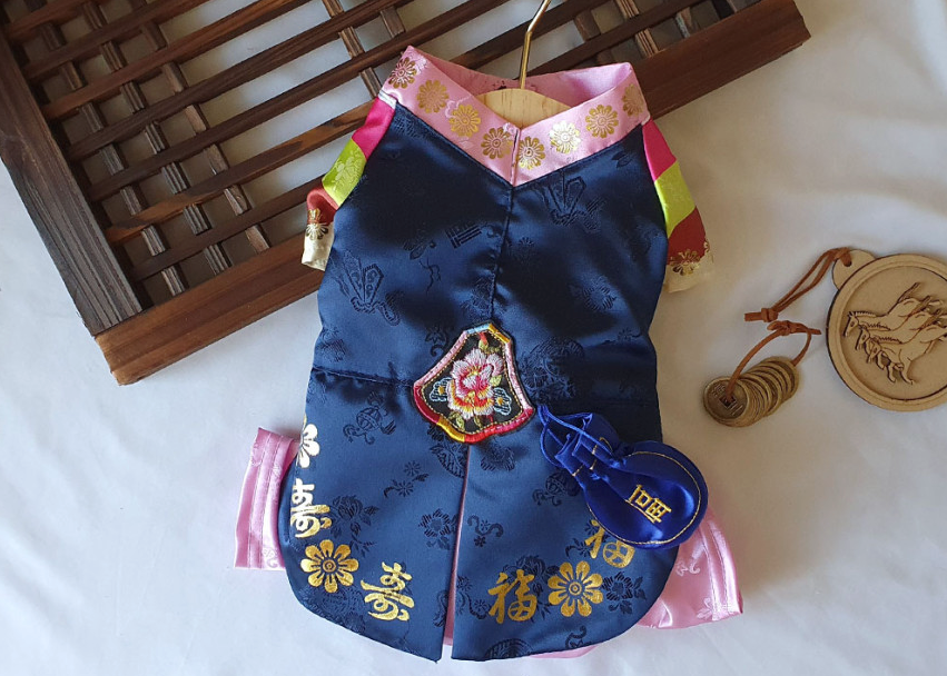 Traditional Embroidery pet Hanbok
