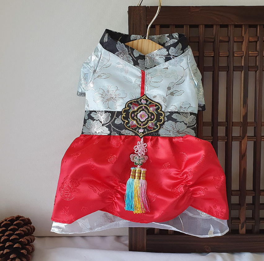 Traditional Embroidery pet Hanbok