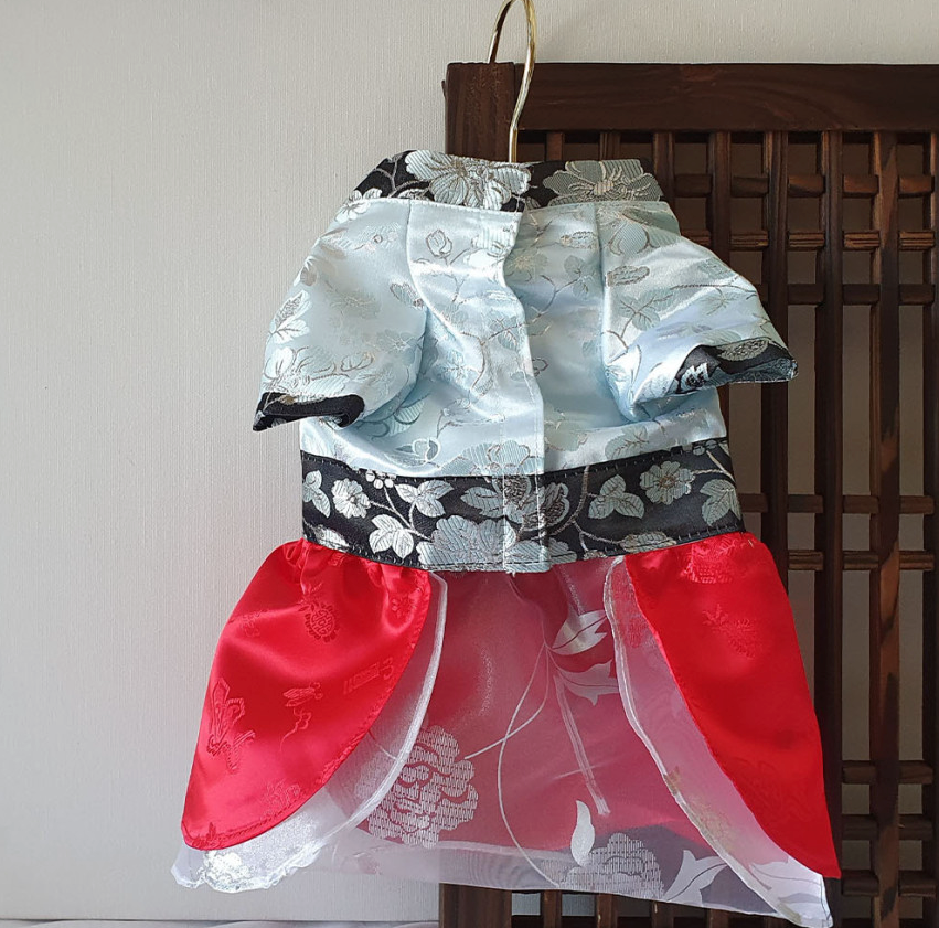 Traditional Embroidery pet Hanbok