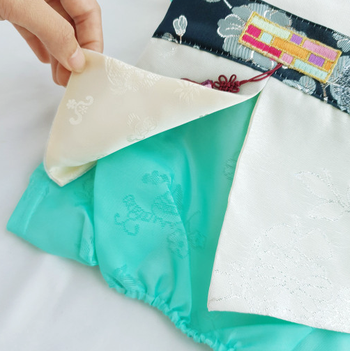 Silver Embroidery Hanbok