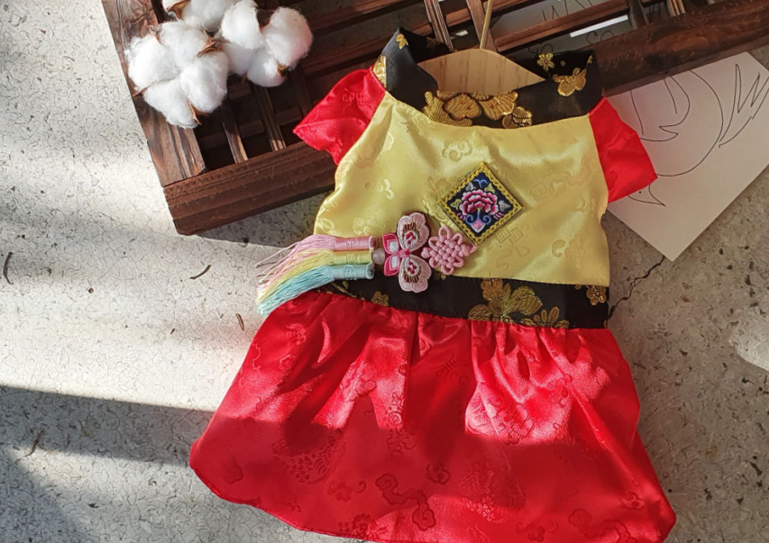 Puff Norigae Pet Hanbok