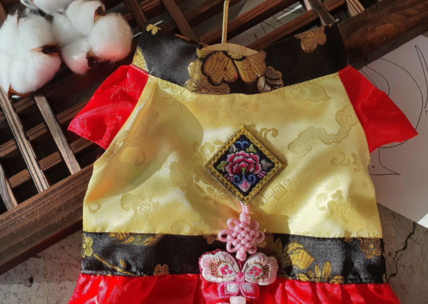 Puff Norigae Pet Hanbok