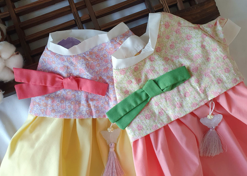 Floral Bow Hanbok