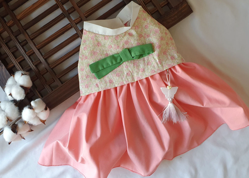 Floral Bow Hanbok