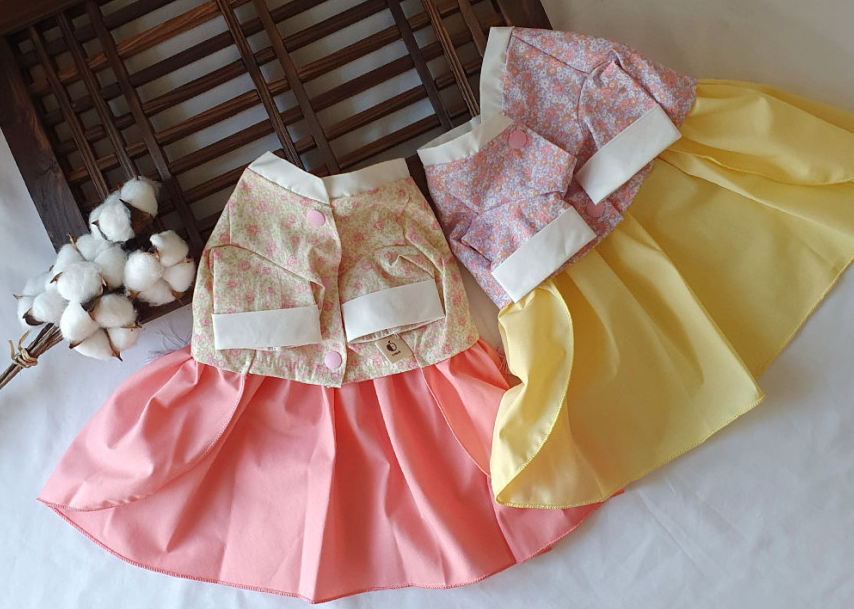 Floral Bow Hanbok