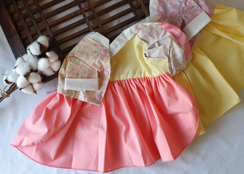 Floral Bow Hanbok