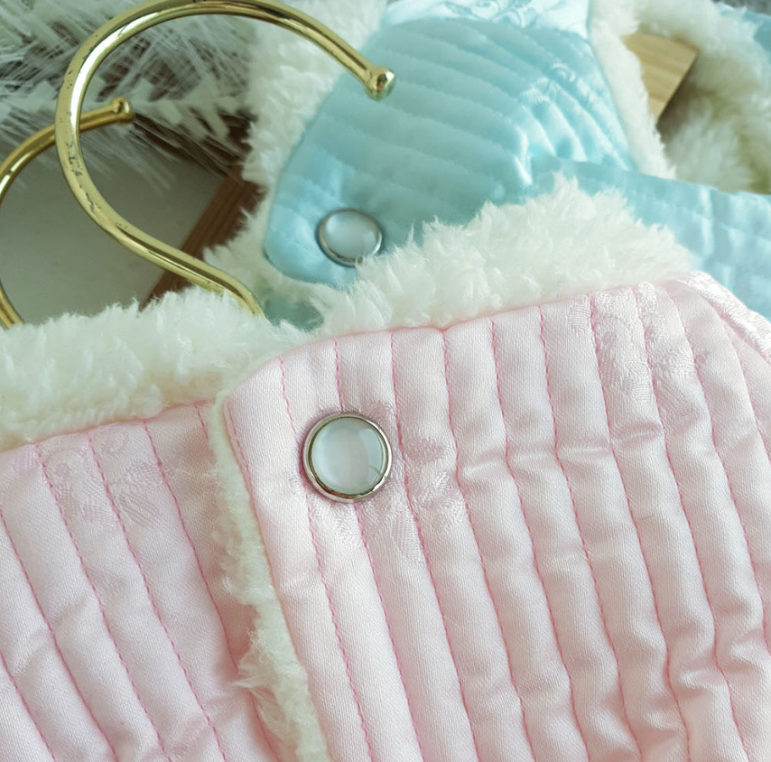 Pastel Quilted Vest Pet Hanbok