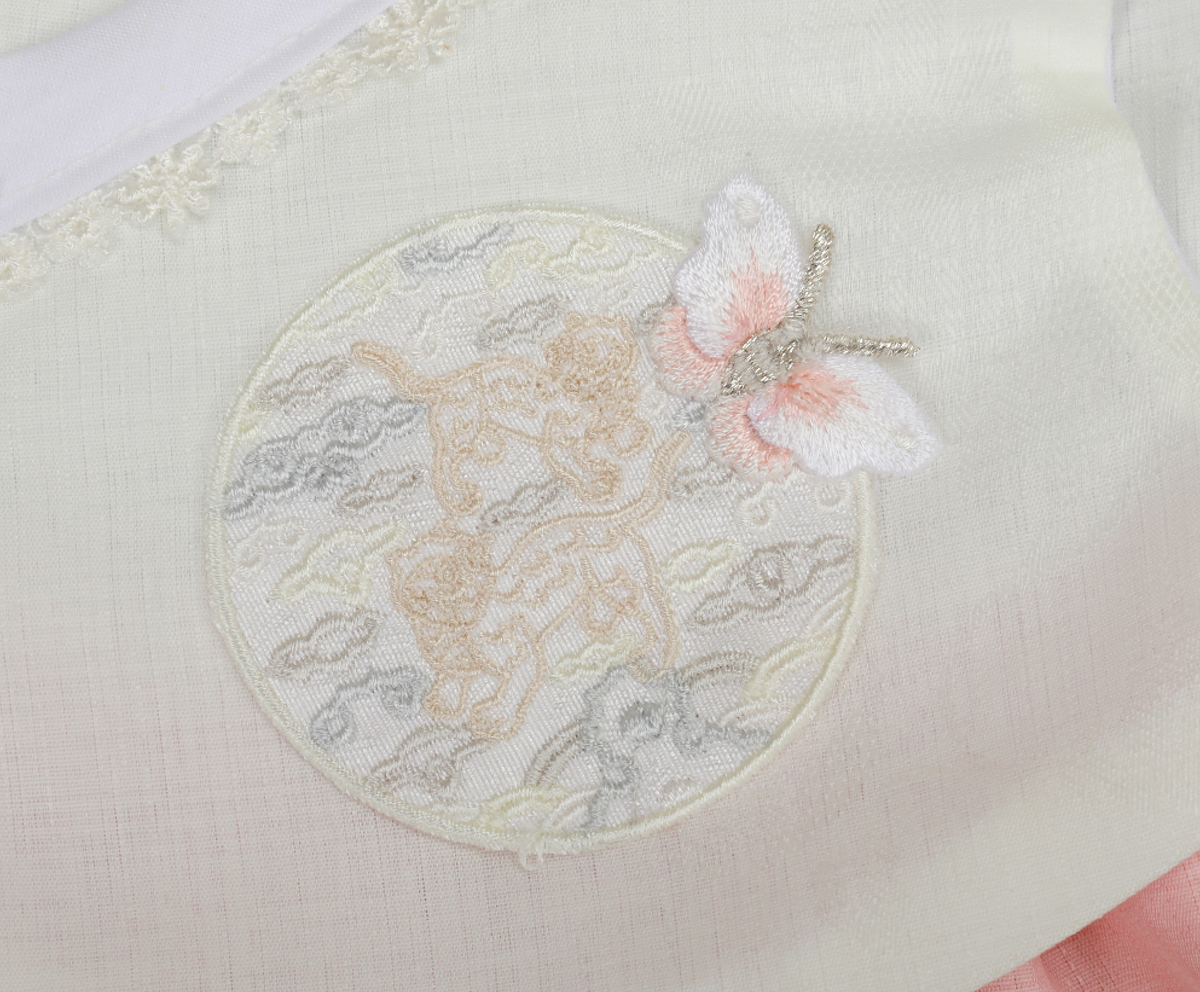 Princess Pink Pet Hanbok