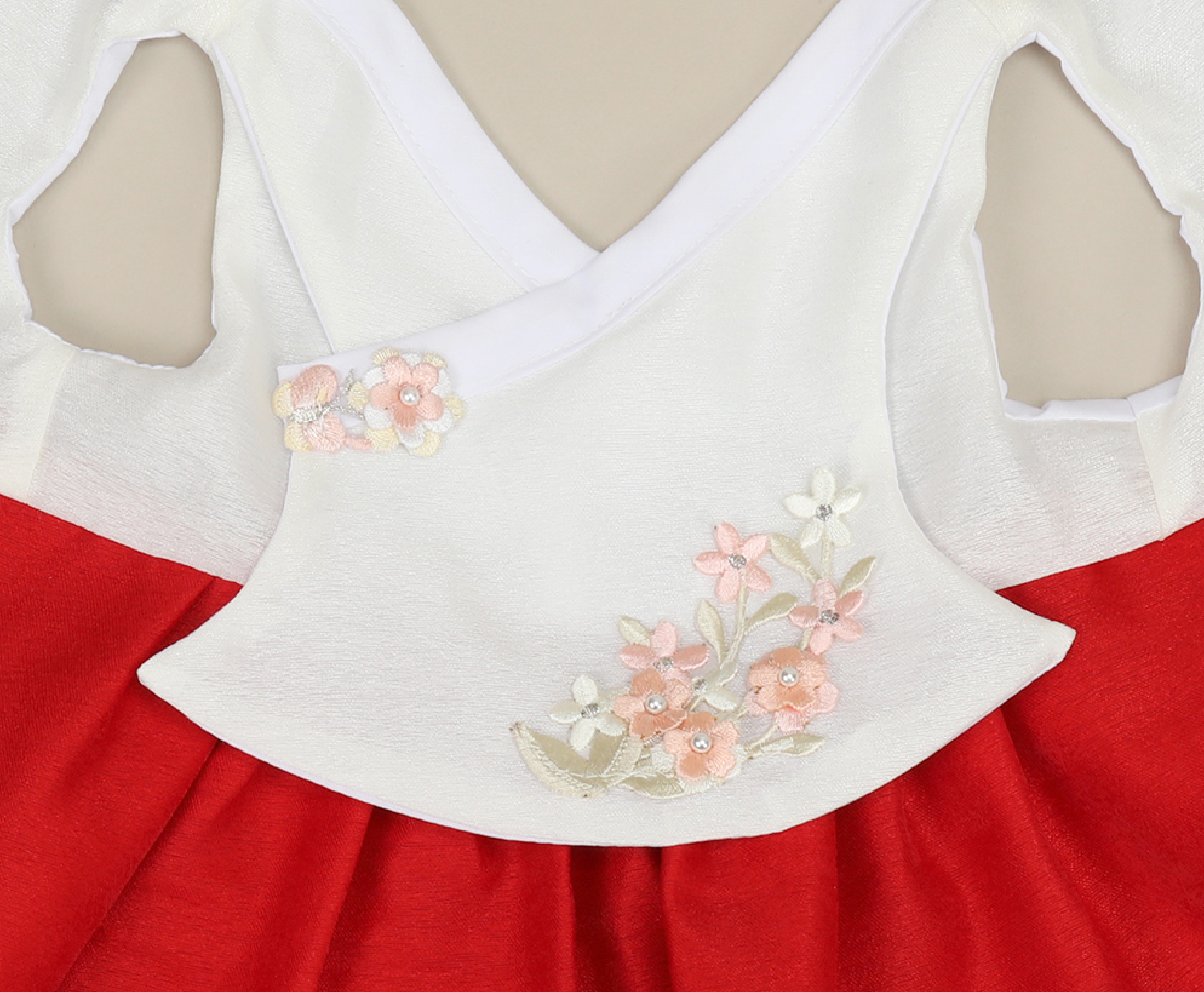 Princess Red Pet Hanbok