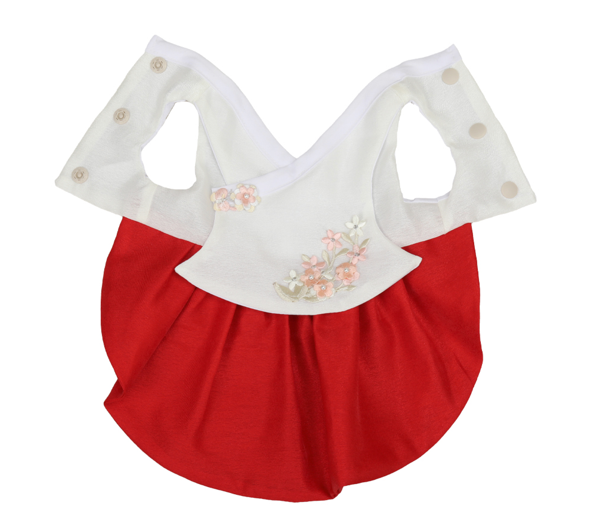 Princess Red Pet Hanbok