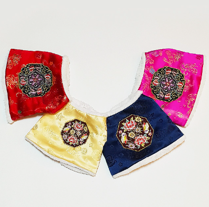 Korean Traditional Embroidery Vest Pet Hanbok