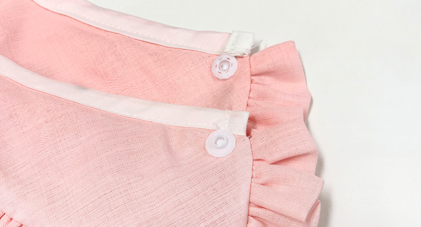 Ruffle Pet Hanbok Cape