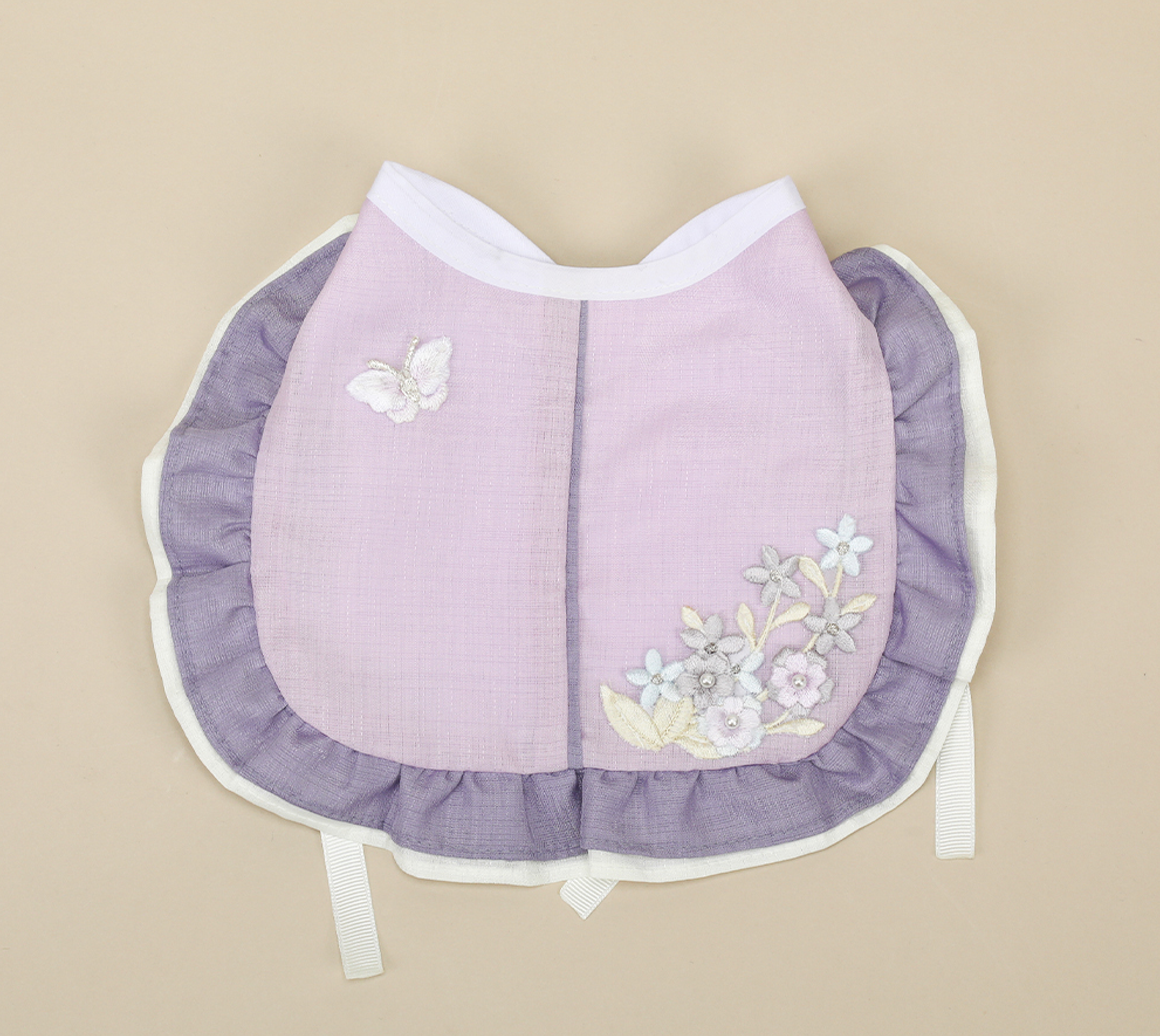 Floral Vest Pet Hanbok