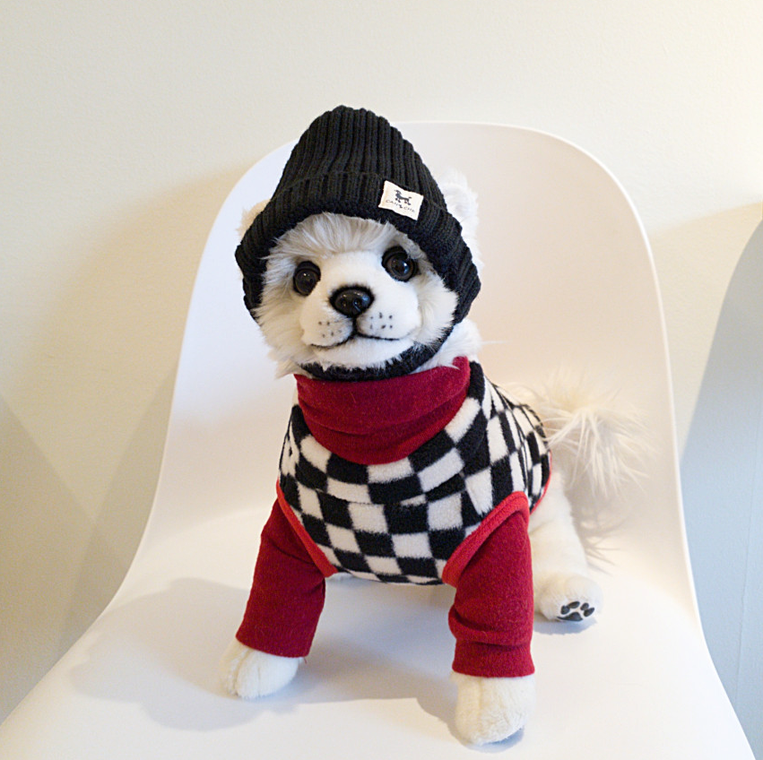 Checked Fleece Dog Vest