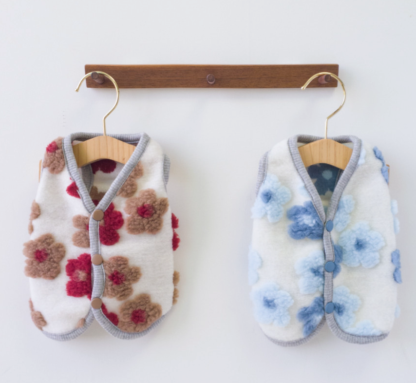 Floral Fleece Vest