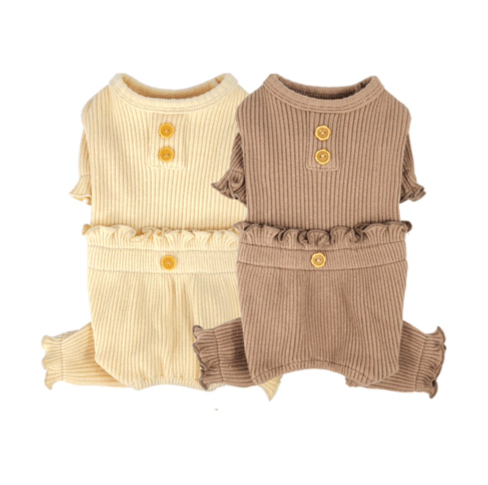Cozy Ribbed Overall