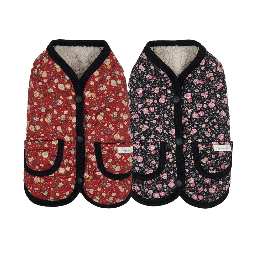 Granny Floral Quilted Vest