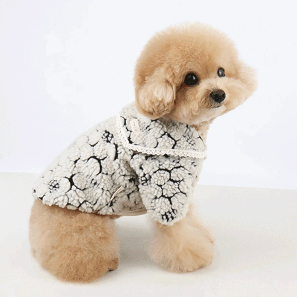 Large Collar Jacquard Cardigan