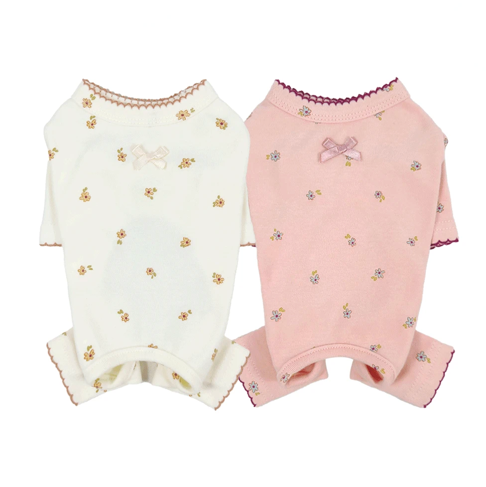 Floral Scalloped Overall