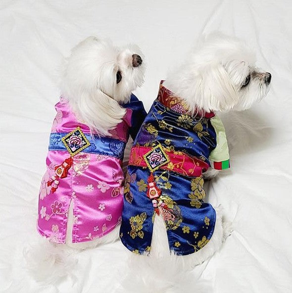 Gold Embroidery Pet Hanbok