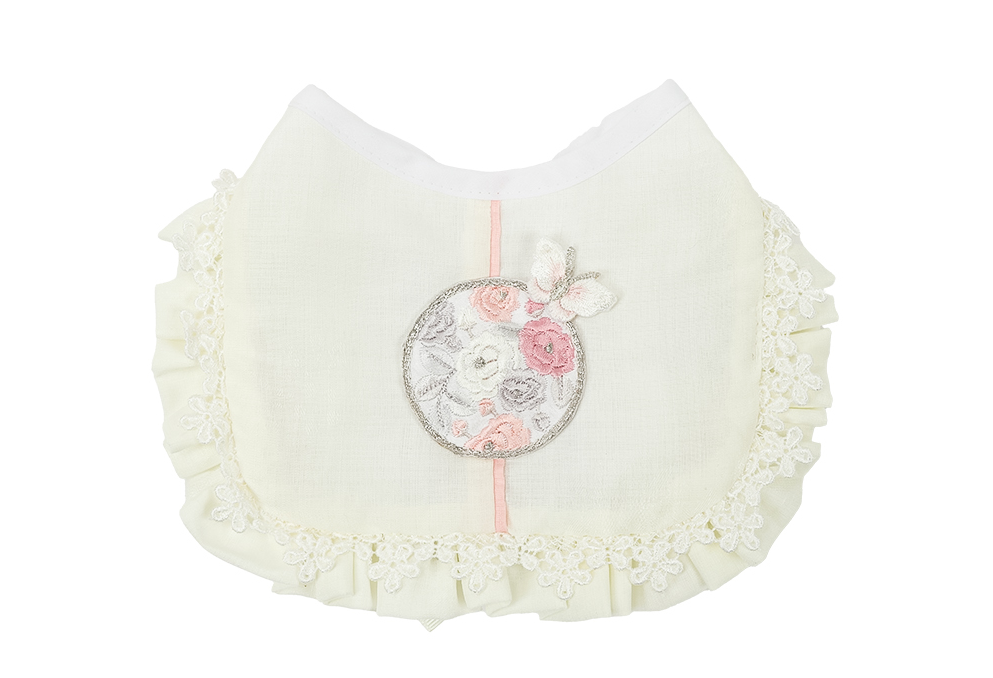 Floral Lace Baeja Vest Pet Hanbok