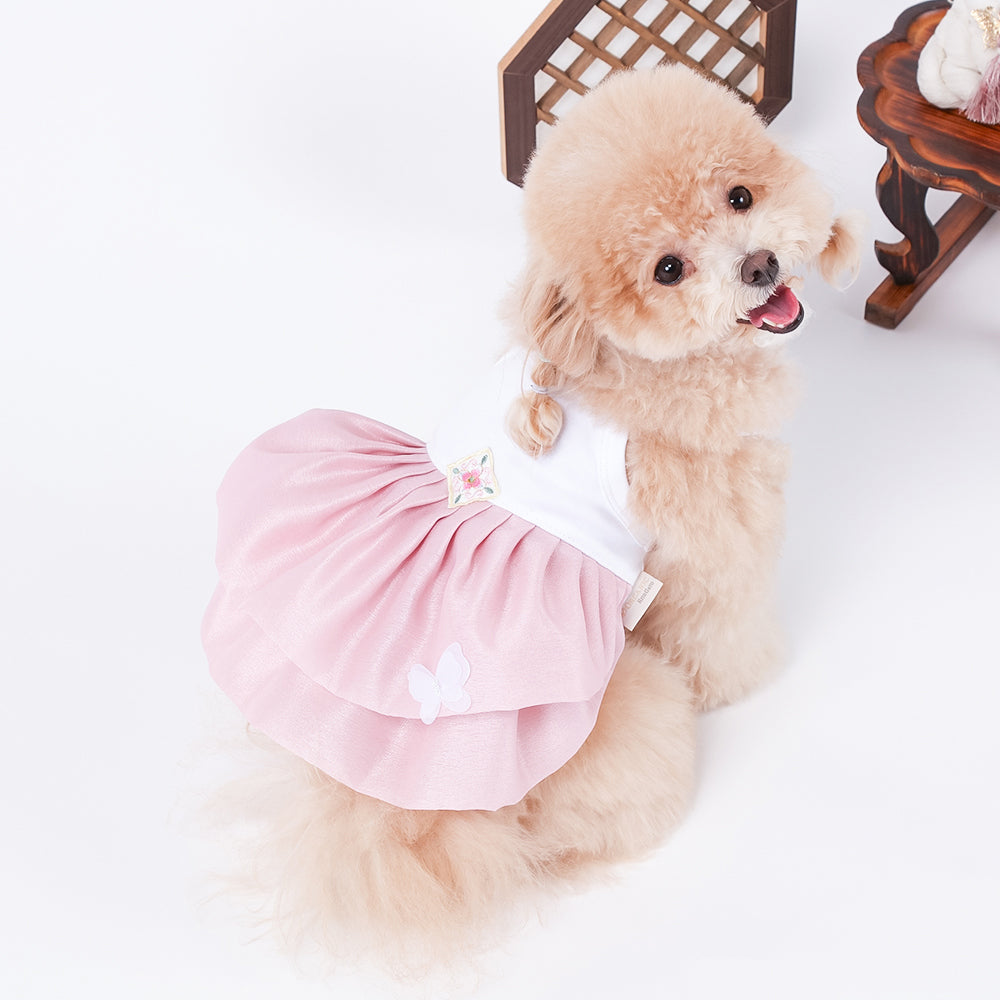 Organic Pink Pet Hanbok